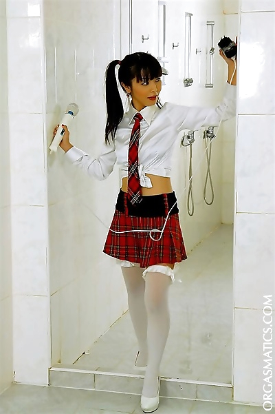 Japanese school girl and her..