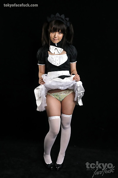Cute Japanese maid is forced..