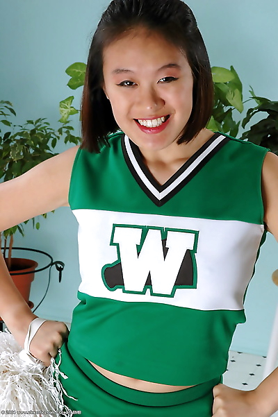 Amateur Asian cheerleader..